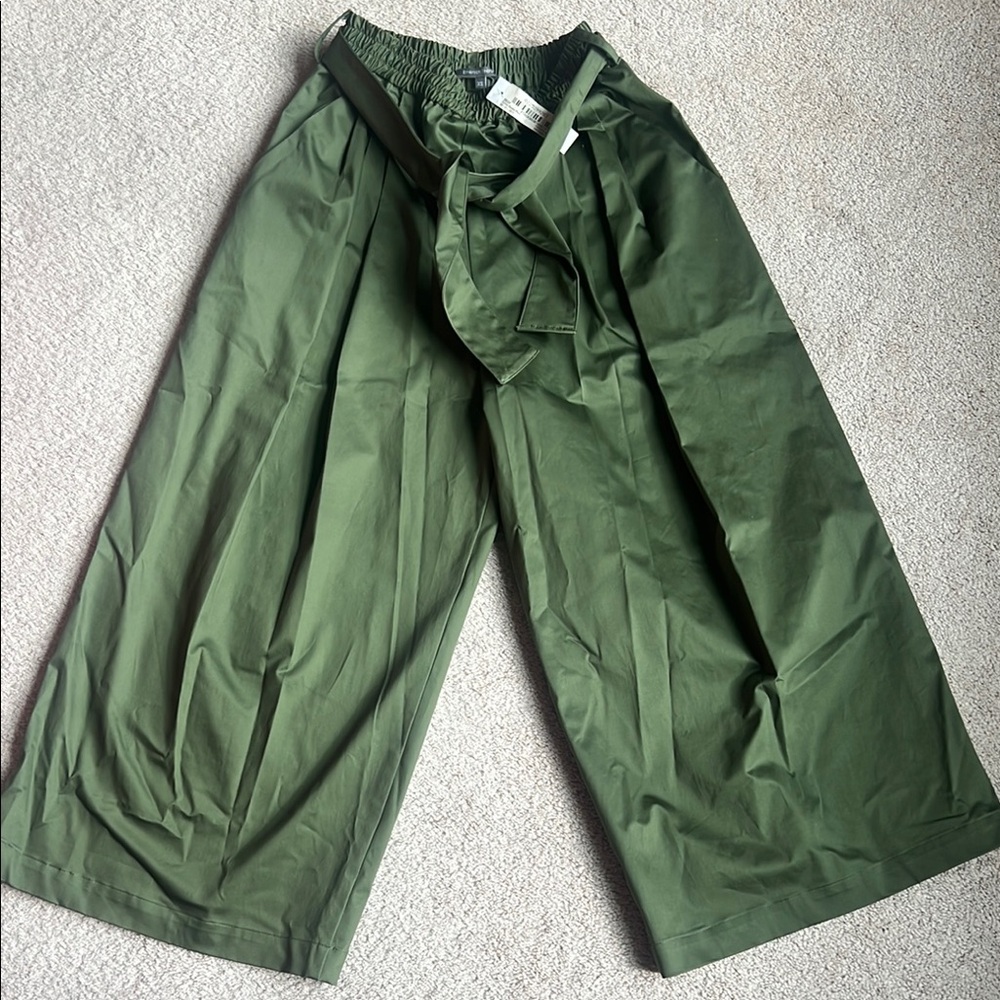 Emerson Thorpe Green Satin Pants